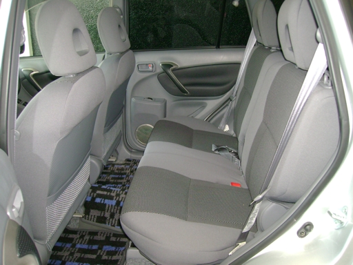 Rear interior